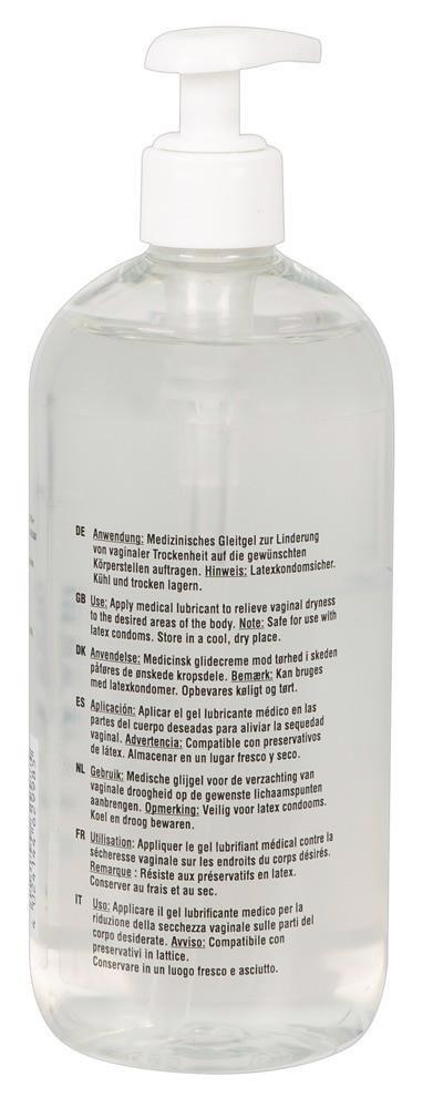 Żel poślizgowy nawilżający wodny wegański 500ml