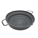 WKŁAD SILIKONOWY DO FRYTOWNICY SKŁADANY OKRĄGŁY 19cm