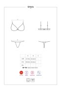 Prezent DZIEŃ KOBIET Czerwony komplet biustonosz stringi giftella l/xl