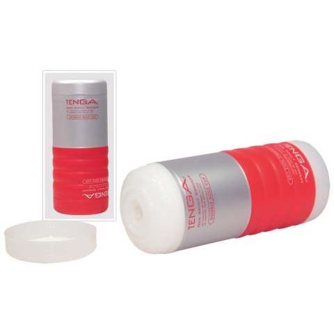 Masturbator Double Hole Cup 15 cm Podwójna Stymulacja Soft