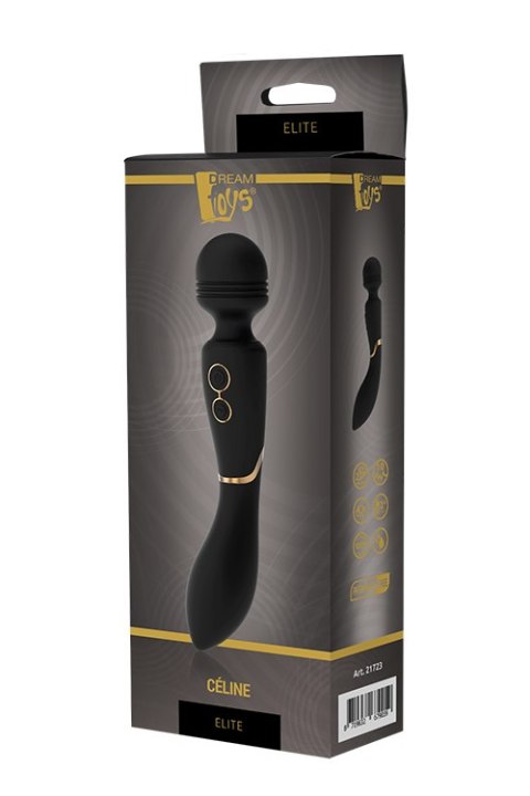 Masażer różdżka 2w1 mocny wibrator USB IPX7