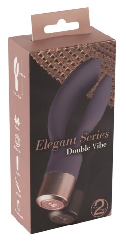 Wibrator królik Elegant Double Vibe USB silikonowy