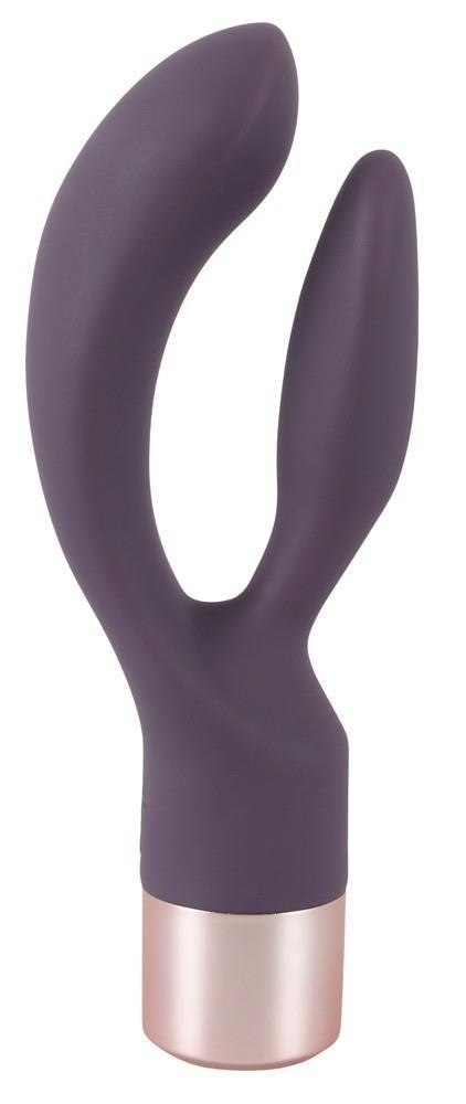 Wibrator królik Elegant Double Vibe USB silikonowy