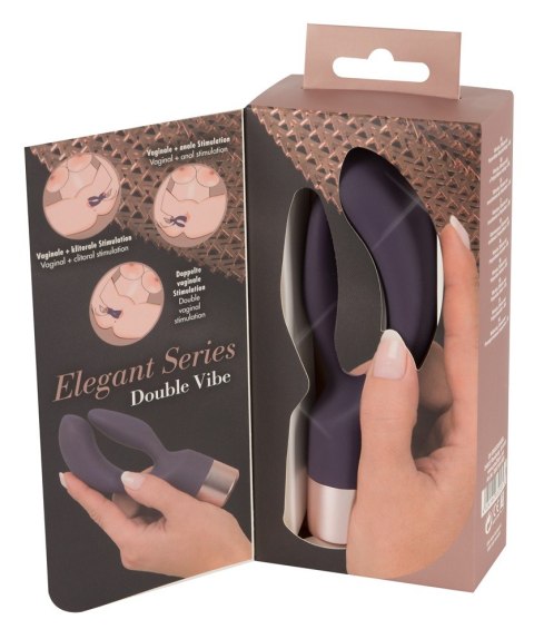 Wibrator królik Elegant Double Vibe USB silikonowy