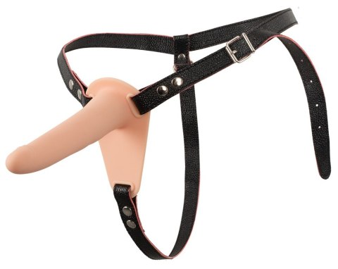 Wibrator strap-on uprząż paski 10 trybów 15cm sex