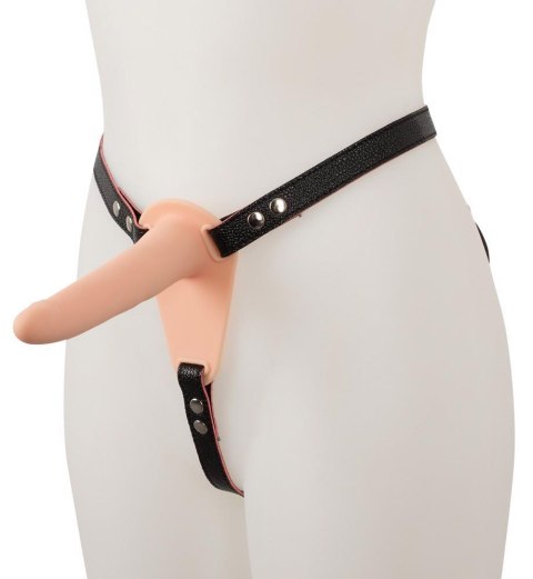Wibrator strap-on uprząż paski 10 trybów 15cm sex