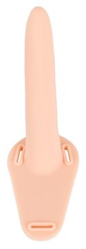 Wibrator strap-on uprząż paski 10 trybów 15cm sex