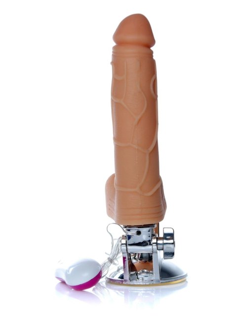 Dildo z przyssawką uchwytem pilotem realistyczny