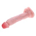 Duże realistyczne dildo 34 cm z przyssawką i wibracją TPR