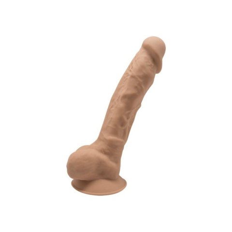 Realistyczne dildo żylaste z przyssawką silikon 17,7cm