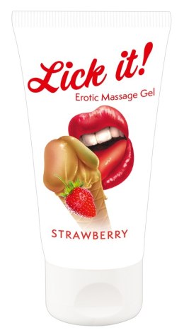 Wegański żel oralny truskawkowy na bazie wody 50ml