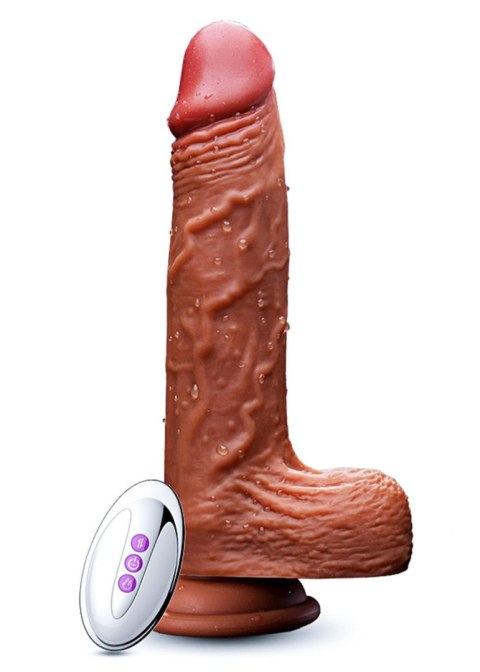 Wibrator podgrzewanie rotacja posuw 21cm 10 trybów