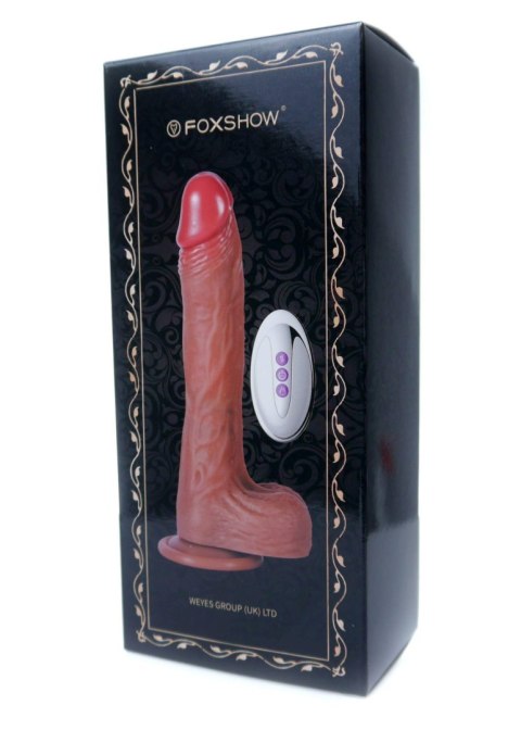 Wibrator podgrzewanie rotacja posuw 21cm 10 trybów
