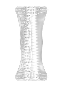 No.23 Stroker Masturbator TPE Elastyczny Transparent