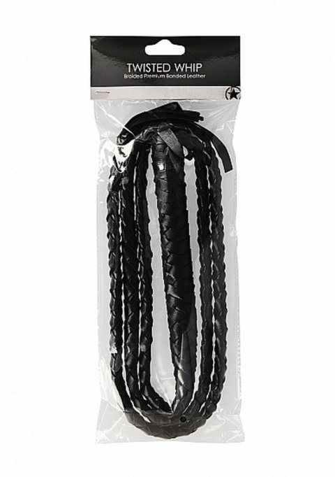 Ouch Twisted Whip Bicz Pleciony Skórzany BDSM