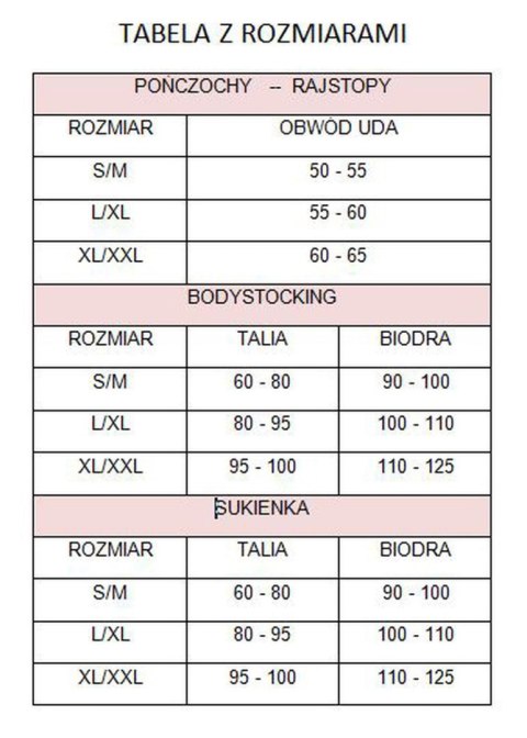 Bielizna-Rajstopy Czarne ROXY L/XL