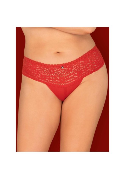 Czerwone erotyczne figi obsessive blossmina 6xl