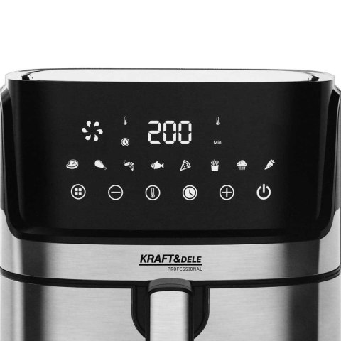Frytkownica Beztłuszczowa AIR FREYER 1850W mocna 8 Programów HOT AIR 360°