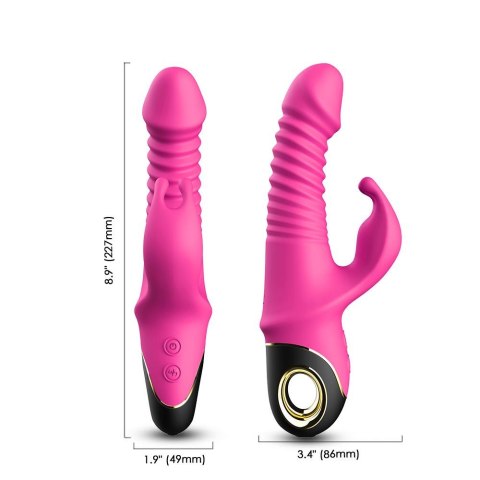 Wibrator króliczek pulsacyjny rotacja 22,7cm