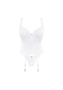 Bielizna-Amor Blanco gorset i stringi biały S/M