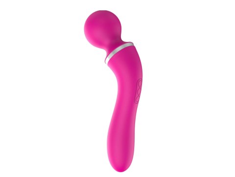 Masażer łechtaczki wibrator 2w1 10+10 trybów 19cm