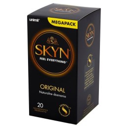 Prezerwatywy bez lateksu nawilżane 20 szt Skyn