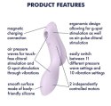 Satisfyer Curvy Trinity 2 Wibrator Punktu G Fale Ciśnienia IPX7