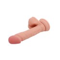 Dildo z przyssawką realistyczny penis jądra 19cm
