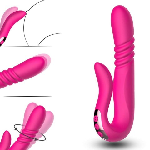 Wibrator Deluxe Twirling Vibrating Thruster RED