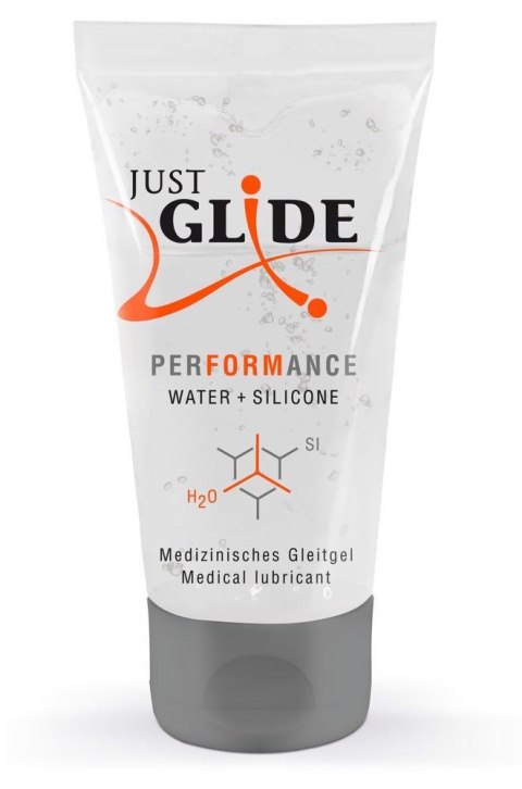 Just Glide Performance lubrykant wodny z silikonem 50 ml