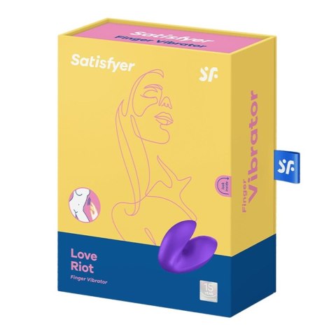 Mały wibrator na palec Satisfyer Love Riot silikon