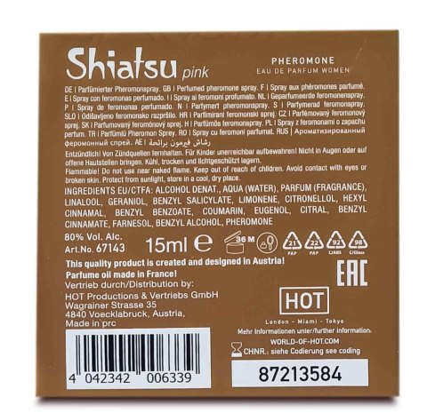 Perfumy feromony dla pań piękny zapach 15 ml róż   