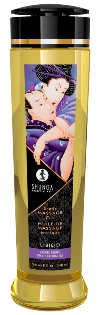 OLEJEK DO MASAŻU SHUNGA LIBIDO EXOTIC FRUITS 240ML OWOCE EGZOTYCZNE