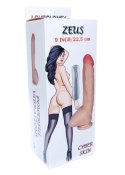 Dildo Z Cyberskóry 25 cm 7 Trybów Wibracji Przyssawka