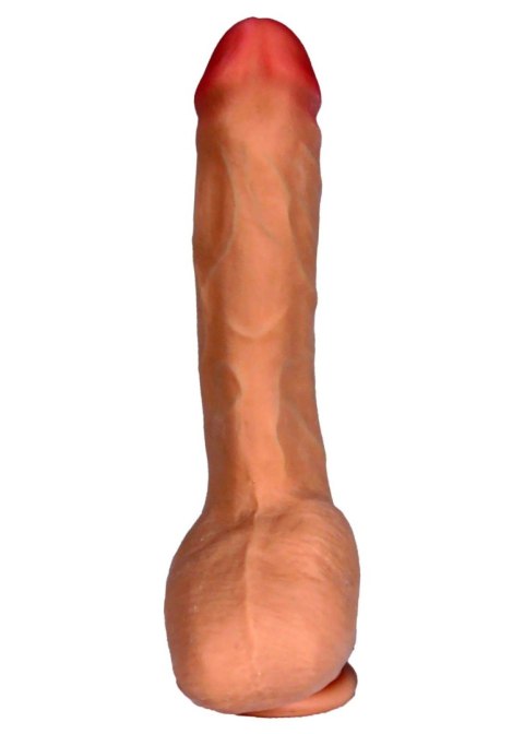 Dildo Z Cyberskóry 25 cm 7 Trybów Wibracji Przyssawka