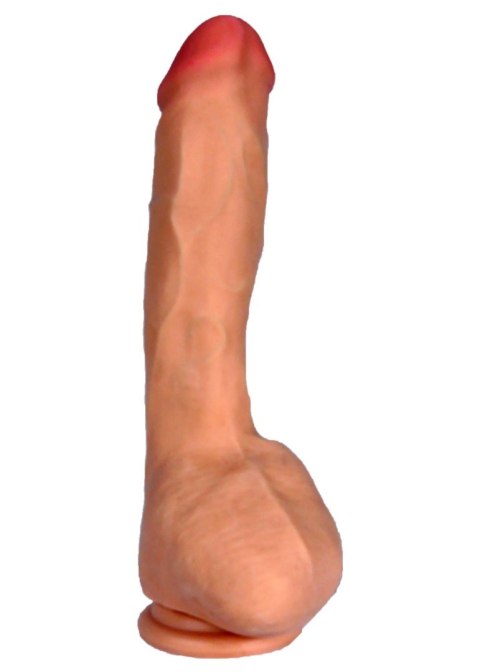 Dildo Z Cyberskóry 25 cm 7 Trybów Wibracji Przyssawka