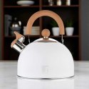 CZAJNIK STALOWY Z GWIZDKIEM 2,3L BERGNER BG-37304 NATURALLY