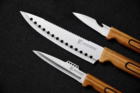 ZESTAW NOŻY KUCHENNYCH BERGNER BG-39420 CHARCOAL