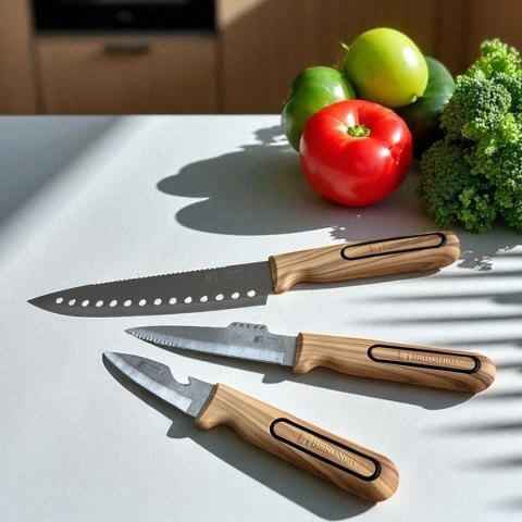ZESTAW NOŻY KUCHENNYCH BERGNER BG-39420 CHARCOAL