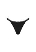 Obsessive - Koronkowe Stringi Maderris Czarne XS/S