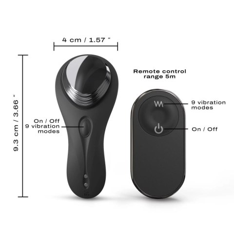 DISCREET VIBE+ – Mini wibrator łechtaczkowy z magnesem | Travel & Silent