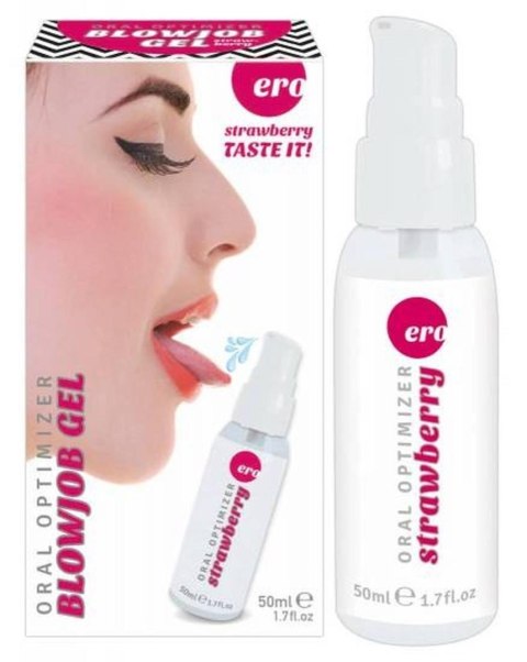 Żel smakowy truskawkowy do seksu oralnego 50 ml efekt stymulujący