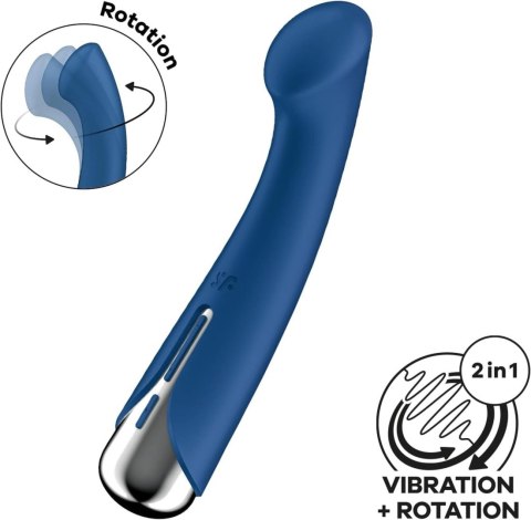 Satisfyer Spinning G-Spot 1 Blue wibrator punktu G