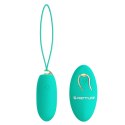 Wibrujące jajeczko -PRETTY LOVE - JENNY Dream chaser 1, Green, Wireless remote control 12 vibration functions